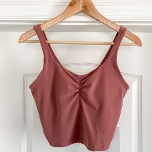 LULULEMON Align Tank Gathered Front - Size 6, Spiced Chai